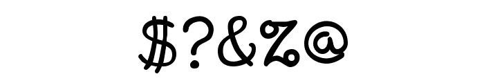 Harrowprint Font OTHER CHARS