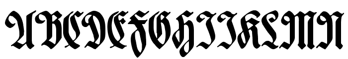 Hartwig-Schrift Font UPPERCASE