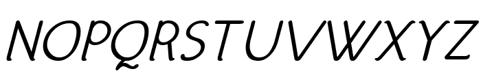 Hattha Italic Font UPPERCASE