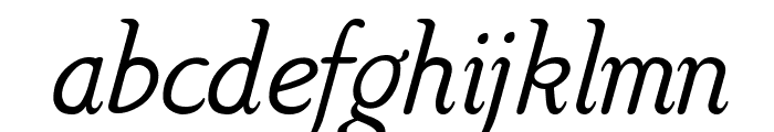 Hattha Italic Font LOWERCASE