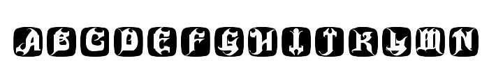 HauntedBricks Font LOWERCASE