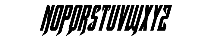 Hawkmoon Condensed Italic Font UPPERCASE