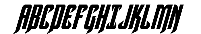 Hawkmoon Italic Font UPPERCASE