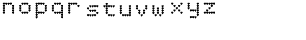 Heart Matrixed Font LOWERCASE