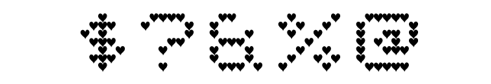 Heart Sweet Heart Font OTHER CHARS