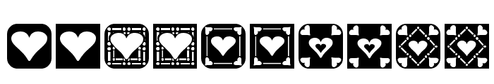 Heart Things 2 Font OTHER CHARS