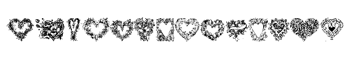 Hearts of Lime Font UPPERCASE