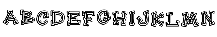 HeeHaw Regular Font UPPERCASE