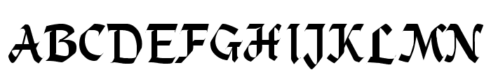 Heidelbe-Normal Font UPPERCASE