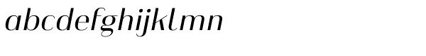 Heimat Display 16 Regular Italic Font LOWERCASE