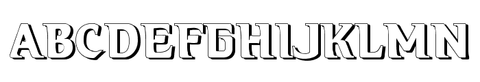 Hellraiser3 Shadow Font UPPERCASE