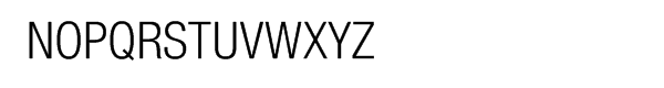 Helvetica Neue Light Condensed for IBM Font UPPERCASE
