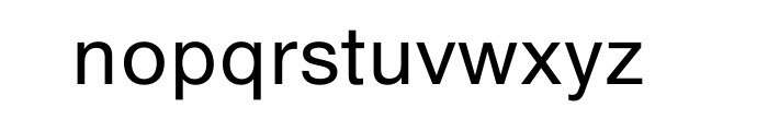 Helvetica Upright Greek Font LOWERCASE