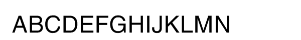 Helvetica™ World Regular Font UPPERCASE