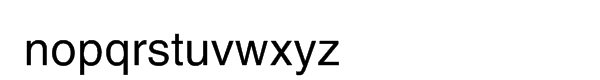 Helvetica™ World Regular Font LOWERCASE