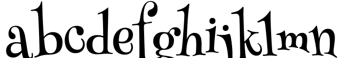 HennyPenny-Regular Font LOWERCASE