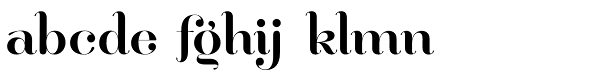 Hera Big Regular Font LOWERCASE