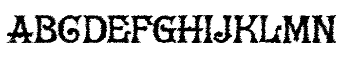 HerrFoch Trash Font LOWERCASE