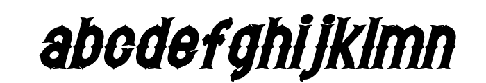 Hetfield Bold Italic Font LOWERCASE