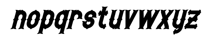 Hetfield Bold Italic Font LOWERCASE