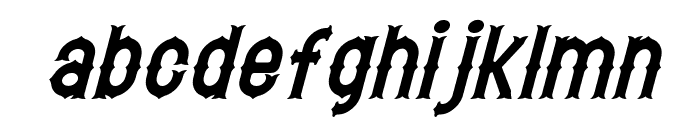 Hetfield Italic Font LOWERCASE