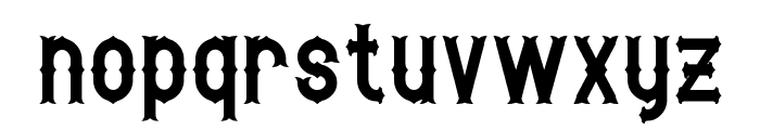 Hetfield Font LOWERCASE