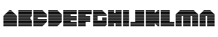 heavyLOUDedge_lineH Regular Font UPPERCASE
