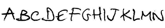 hellphabet Font LOWERCASE