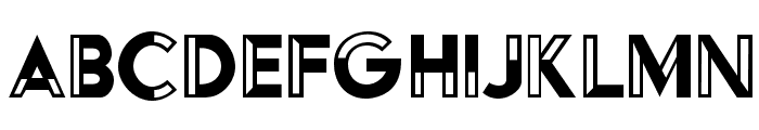 HFF Black Steel Font UPPERCASE