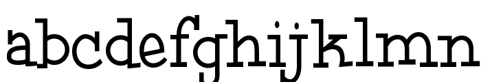 HFF Fourth Rock Font LOWERCASE
