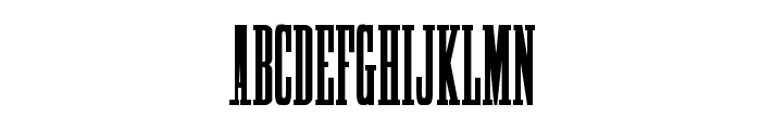 HFF High Tension Font UPPERCASE