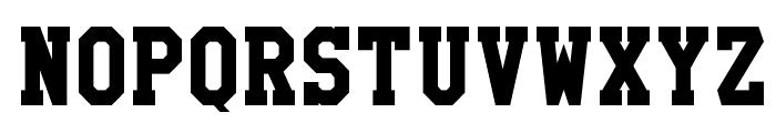 High School USA Serif Font UPPERCASE