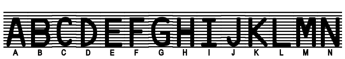 High-Security-Font Font UPPERCASE