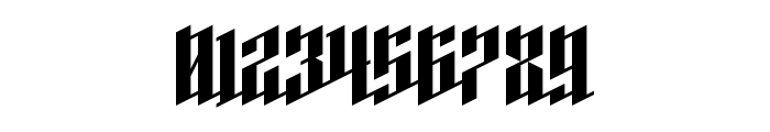 High Voltage Regular Font OTHER CHARS