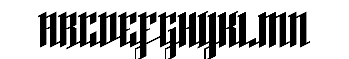 High Voltage Regular Font UPPERCASE