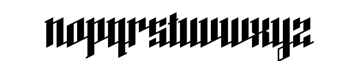 High Voltage Regular Font LOWERCASE