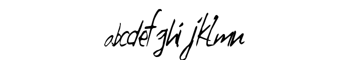 HighZombie Font LOWERCASE