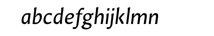 Hildegard Std Italic Font LOWERCASE