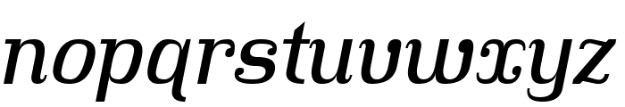 Hindsight Italic Font LOWERCASE