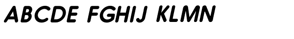 Hiruko Pro Oblique Font UPPERCASE