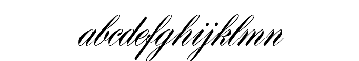 HistoricScriptOpti Font LOWERCASE