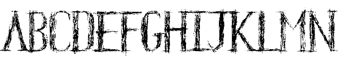 HKH Old Glyphs Demo Font LOWERCASE