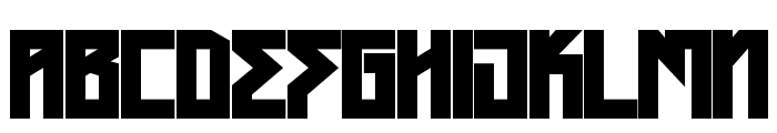 HMayhemBlack-Regular Font LOWERCASE