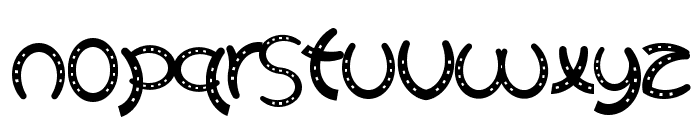 HorseSense-Regular Font LOWERCASE
