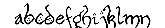 Hobbiton Handscrawl Regular Font LOWERCASE