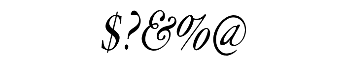 HoffmanFL-Oblique Font OTHER CHARS