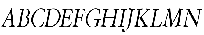 HoffmanFL-Oblique Font UPPERCASE
