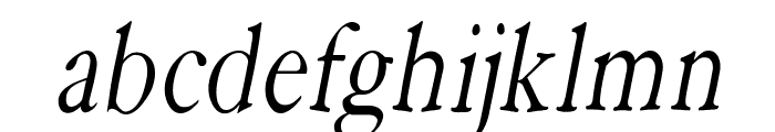HoffmanFL-Oblique Font LOWERCASE