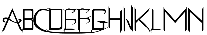 Holitter Gothic Font UPPERCASE