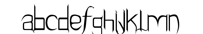 Holitter Gothic Font LOWERCASE